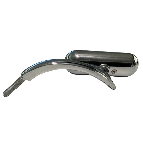 Arlen Ness Motorcycle Oval Micro Mirror Left Side Rear View Chrome - Picture 3 of 6